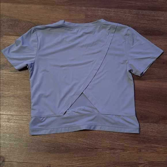 Light Blue Short Sleeve Top - Picture 6 of 8